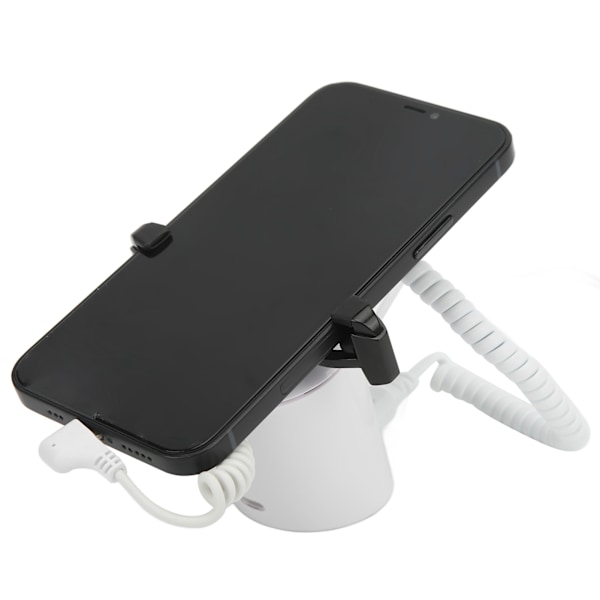 Sikkerhedsalarm Display Stand Tyverisikring Mobiltelefon Display Holder med Opladningsfunktion til Udstillingshaller til IOS Interface