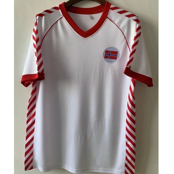 Norge 1984 Retro Udebanetrøje Mænd L L