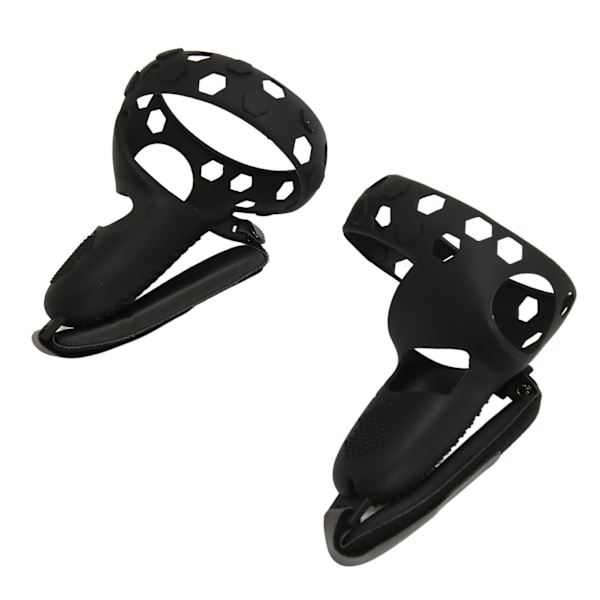 Silikon Kontroller Skydd för Quest 2 Förhindra Halkfall Resistent Skyddande VR Kontroller Greppskydd med Handledsrem