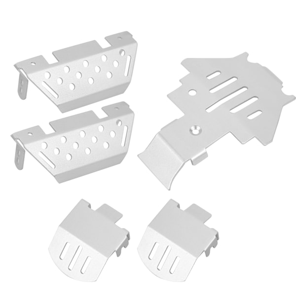 5 stk./sæt Chassis Armor Beskyttelsesplade Aluminiumlegering Beskyttelse Passer til TRAXXAS/TRX‑4/TRX4 RC Bil