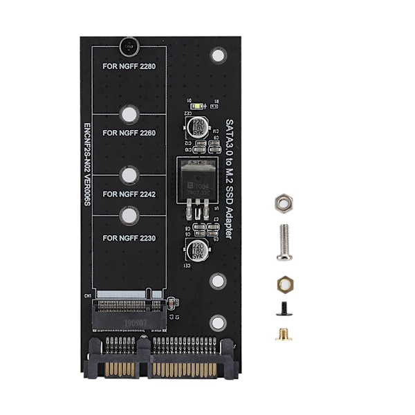 M.2 NGFF SSD - SATA 22PIN -kiintolevyn vakaan suorituskyvyn sovitinkortti
