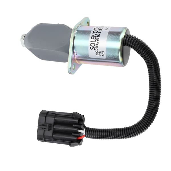 12V Bränsleavstängningsmagnet 6681513 Exakt Anti-interferens Generator Bränsleavstängningsmagnetventil för utbyte