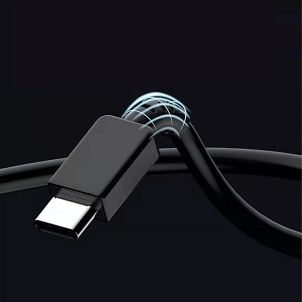 Hurtigoplader 45W til Samsung USB-C med 1 meter datakabel + opladerhoved sort 45W