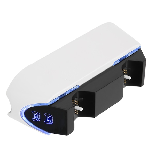 Ladestation til PS5 Controller Dockingstation med hurtigopladende AC-adapter