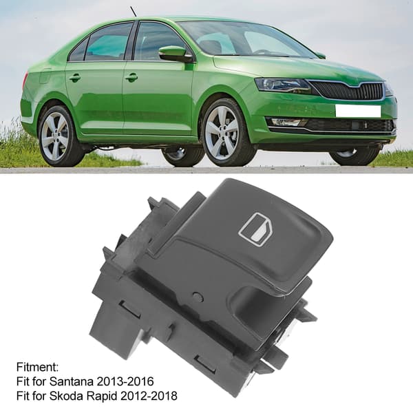 Bil Strømstyring Vindueshejs Kontakt 34D959855 Passer til Skoda Rapid 2012-2018