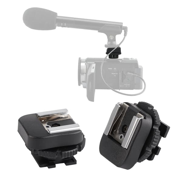 Svart ABS CSM‑3 Blixtskoadapter Blixtfäste Adaptrar för Videokamera Kameratillbehör
