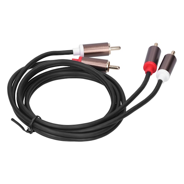 2RCA-uros - 2RCA-uros audiokaapeli kullattu kaksois RCA-johto TV:stä vahvistimeen 1M/3,3 jalkaa