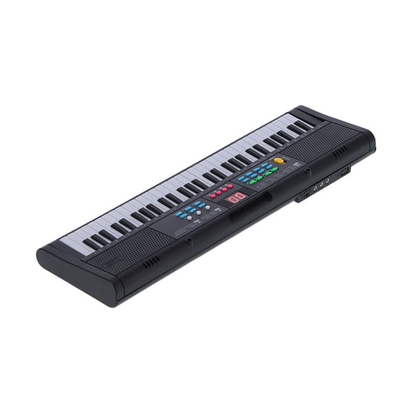 【03】61 Keys Electric Digital Piano Keyboard with Microphone MQ6186 Multifunctional Instrument