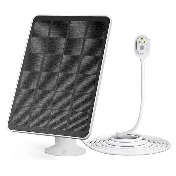 【03】Solpanel för Arlo Pro 4/Ultra 2/Pro 3/Ultra/Pro 5S Övervakningskamera Laddningspanel - Svart Multicolor Multicolor White