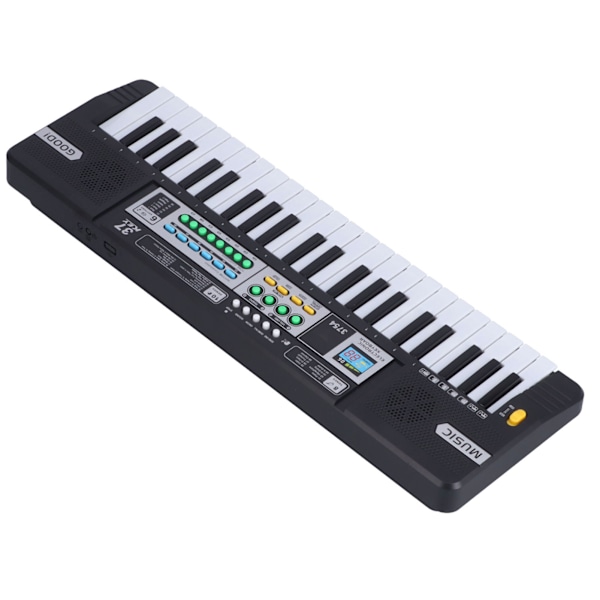 Elektroniskt piano för barn, 37 tangenter, miniportabelt keyboard för nybörjare, musikinstrumentinlärning