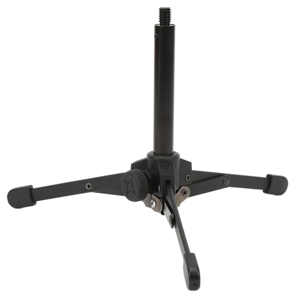 Mini Bærbart Tripod Mikrofonstativ Justerbar Højde Bordmikrofonstativ med 3/8 Tommer Skrue