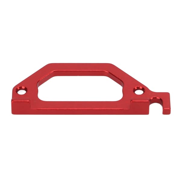 RC Servo Montering Aluminiumlegering Servo Montering Opgraderingsdele til Traxxas Latrax Teton 1/18 RC Crawler Bil Rød
