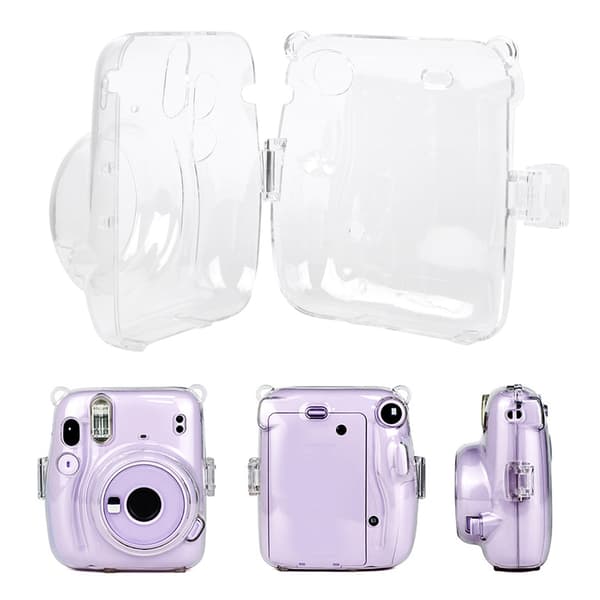 Instax Mini 11 Kameraväska - Transparent Skyddsfodral, Reptålig & Anti-Fall