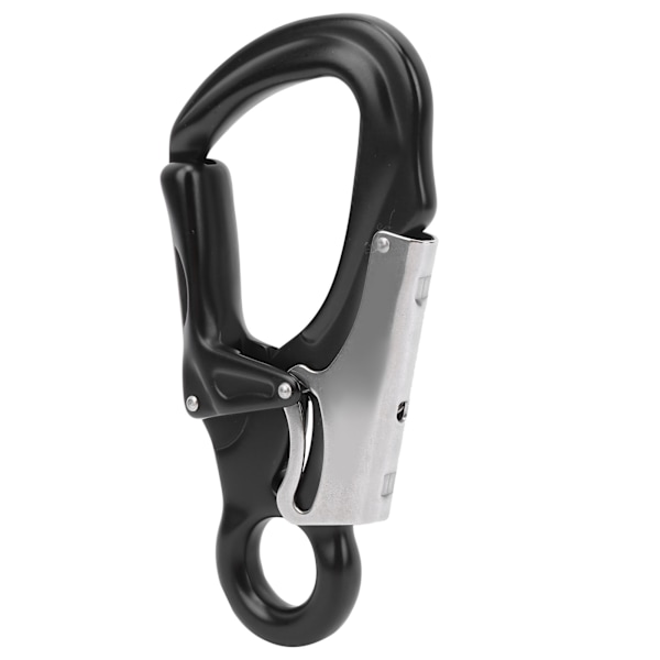 Camnal AutoLock D Låsende Snap Aluminium Snap Lås Krog Clip til Klatring i Klipper og Træer (Sort)