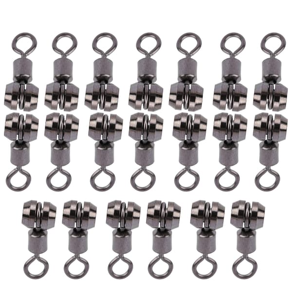 20 st Kopparförstärkt Version Europeisk Typ Swivel Hook Växelkoppling FiskeutrustningL