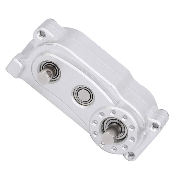 313mm Hjulbas Metallchassi Ram Transfer Case Ersättningsdelar Passar för 1/10 RC Crawler Bil Silver