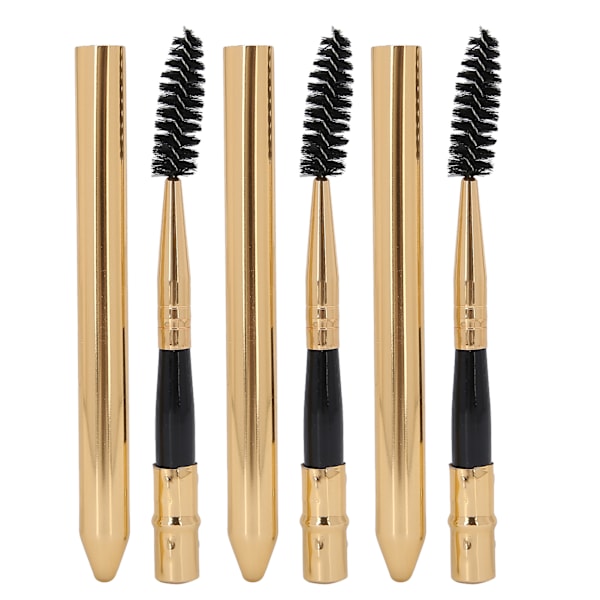 3 st Ögonfransborste Set Återanvändbar Mascara Applikator Borste Bärbar Ögonbryns Sminkborste