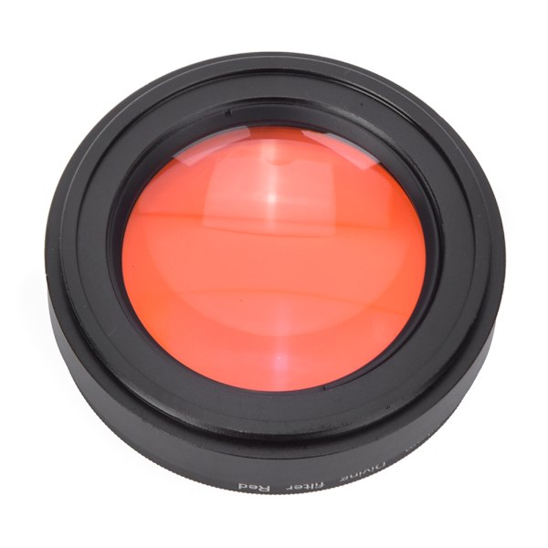 JUNESTAR Optisk Glas Undervandsdykning 58mm Rødt Filter med 16X Makroobjektiv til Gopro5 Action Kamera