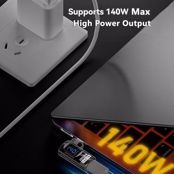 2 stk. LED-skærm USB4.0 40 Gbps Type C til C-adapter 8K@60Hz PD140W hurtigopladningskabel til iPhone 15 16 til MacBook til Steam Deck