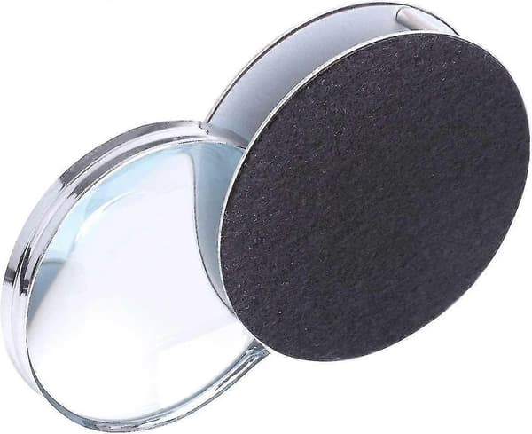 20x foldbart lomme-forstørrelsesglas med metaletui, foldbart læseforstørrelsesglas, bærbart -JA