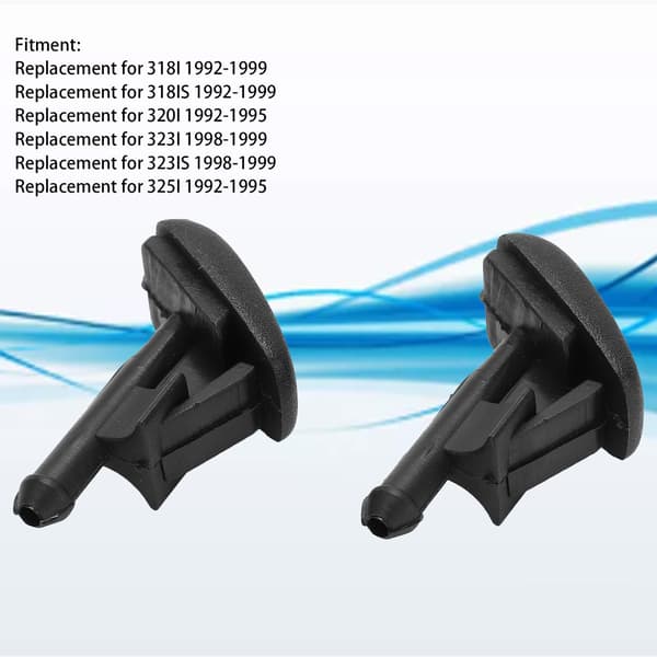 Udskiftning af sprinklerdyse til forrudevasker til 318i 1992‑1999 - 2 stk.