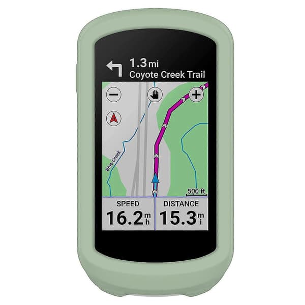 För Garmin Explore 2 cykel-GPS-dator. Fallskyddande mjukt silikonfodral. Green Style A