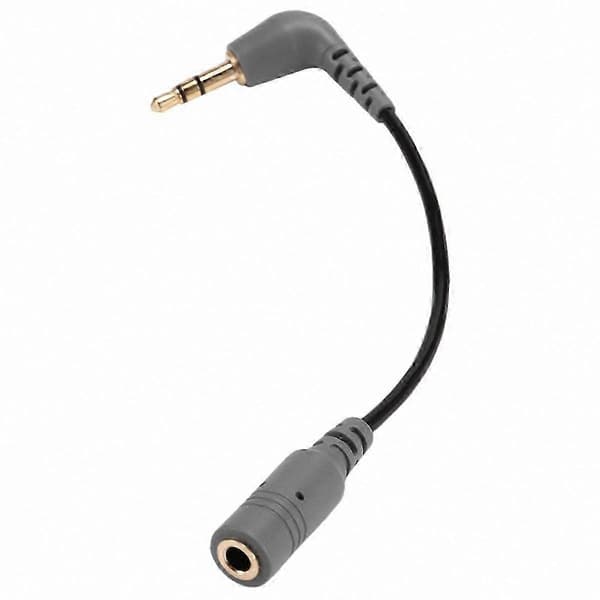 3,5 mm TRRS-TRS-mikrofonisovituskaapeli äänilaitteille Black  Gray