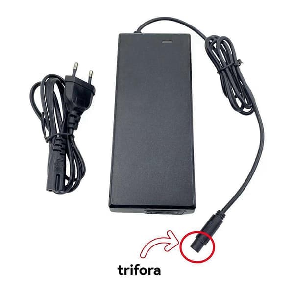 【03】58.8V 2A Batterioplader til Kukirin El-scootere Oplader Reservedele El-scooter Tilbehør P Black