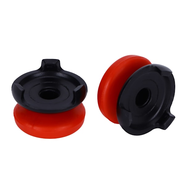 2 stk. Thumbstick blødt silikonecover greb stick joystick controller gamepad nøglehætte til PS5 rød