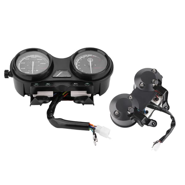 DC 12V Motorcykel 12000RPM LCD Odometer Speedometer Passer til YBR 125