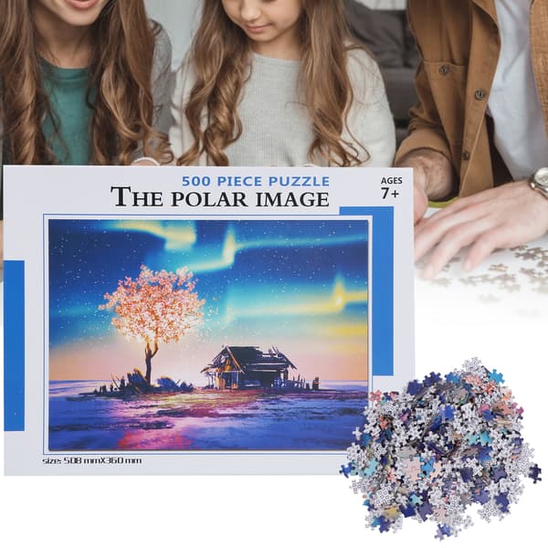 500 st Barn Utsökta Mönster Pussel Jigsaw Förälder Barn Interaktion Leksaker Gåva (LL5004)