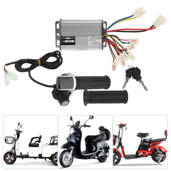 48V 1000W Controller Sæt med Lås Tilbehør til E-Bike Elektrisk Scooter Elektrisk Trehjulet Cykel