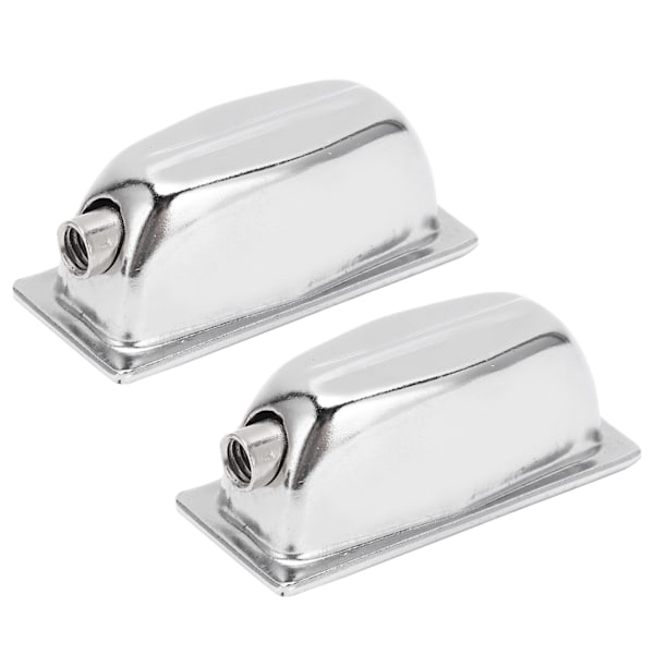 2 st Trum Lug Järn Krom Färg Virvel Öra Set Musikinstrument Underhållstillbehör WC27G