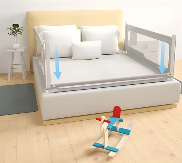 【03】Sängyn suojakaide, 180 cm, lasten suojakaide, ECOTOYS 2700