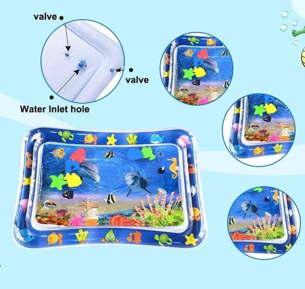 【03】Babylekmatta - Vattenmatta Kompatibel med bebisar 1 st Mått: 69 x 50 x 8 cm multifärg multifärg multicolor