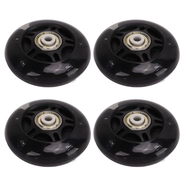 4 st Inline Skate Flash Hjul Rullskridsko PU Hjul Ersättningsskridskohjul 69mm