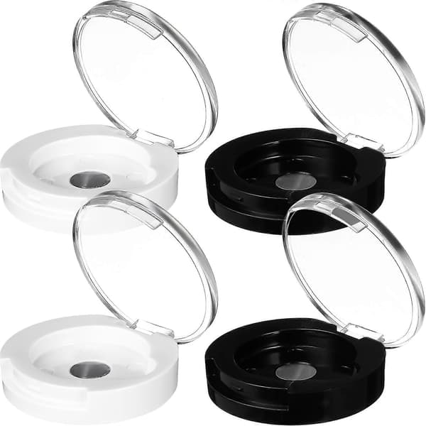 st enfärgade ögonskugglasögon Tomma ögonskugglasögon Ögonskuggsunderförpackningsbehållare White 4*4cm