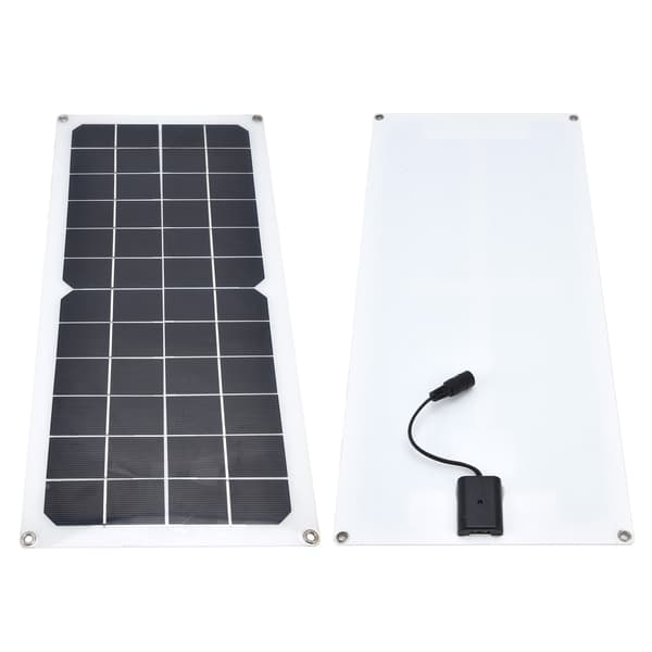 10W Solpanel Laddare Kit med 60A Kontroller Dubbla USB Honportar för Husbilar Båtar Flygplan Satelliter