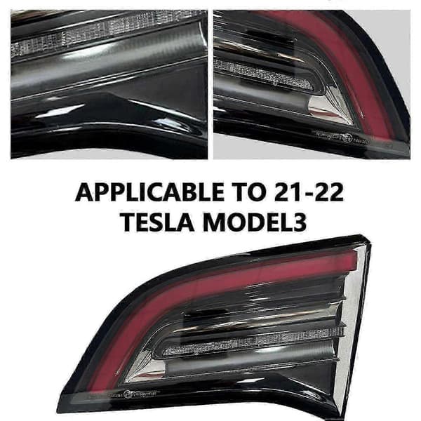 【03】2025 Inre Bakljus Höger RH Baklykta passar för Tesla Model 3 & Y 2021-2022FcqA
