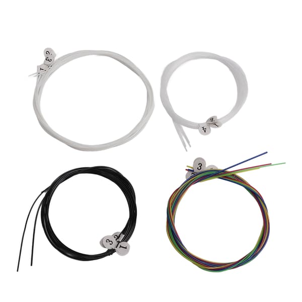 16 stk. Ukulele Multicolor Strenge Universal Nylonstreng Udskiftning til Venner Farvebelægning