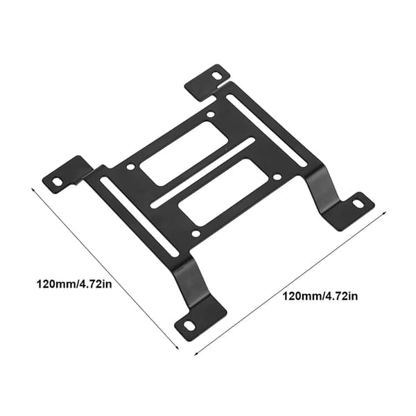 Dator Vattenkylning 12cm Vattentank Pumpfäste Metall Böjt Fäste