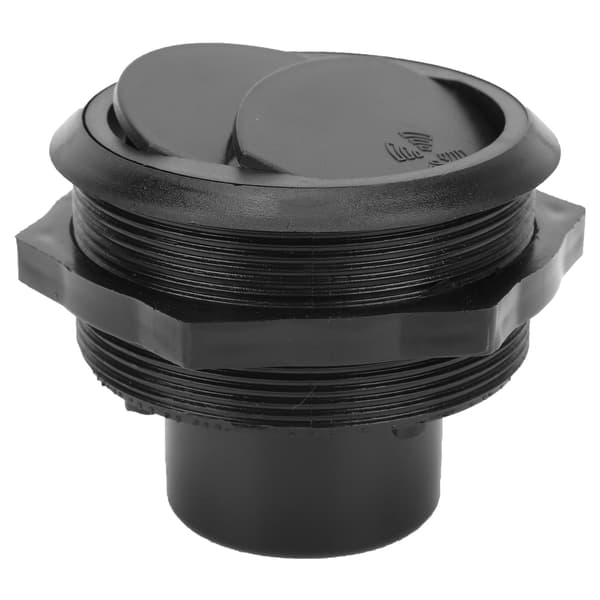 82/75/46mm Luftkonditioneringsutlopp Lång Typ Svart Rund för Buss Byggfordon