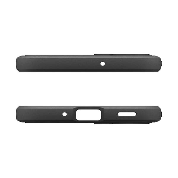 【03】Spigen Mobilcover til Galaxy A17 4G/5G Rugged Armor - Sort Svart Termoplastisk polyuretan (TPU)