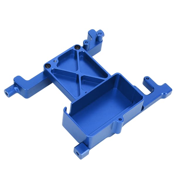 RC Fastgørelses Servo Montering Beslag Udskiftning til SCX6 1/6 Aluminium Legering Servo Fastgørelses Beslag Blå