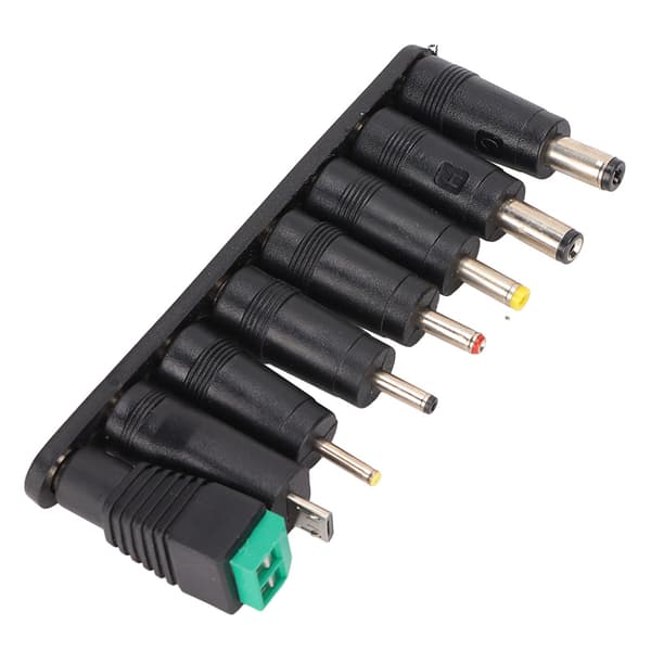65W 3A Strömadapter Portabel Universell 8 Plug DC USB Strömadapter för Laptop LED-Display Övervakningsutrustning PowerEU-kontakt