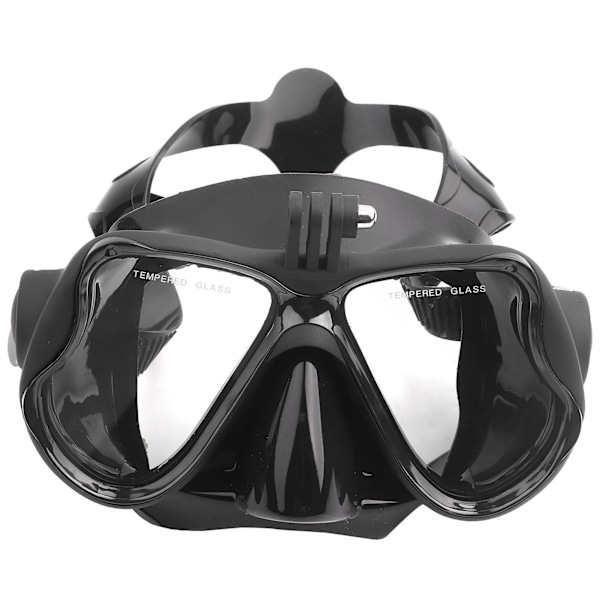 4 Färger Härdat Glas Lins Flexibelt Silikon Dykmask För Vuxen