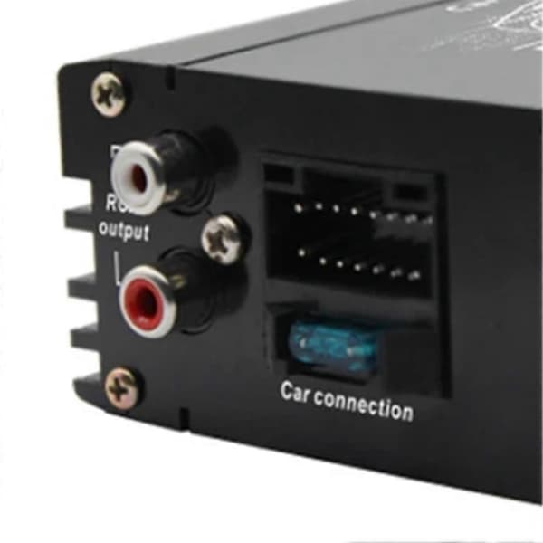 4x50W för bil DSP digital ljudprocessor 4 in 6 ut för DSP bilslutsteg för bil DSP-förstärkare Black