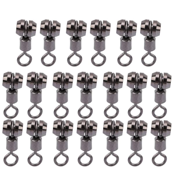 20 st Kopparförstärkt Version Europeisk Typ Swivel Hook Växelkoppling FiskeutrustningL