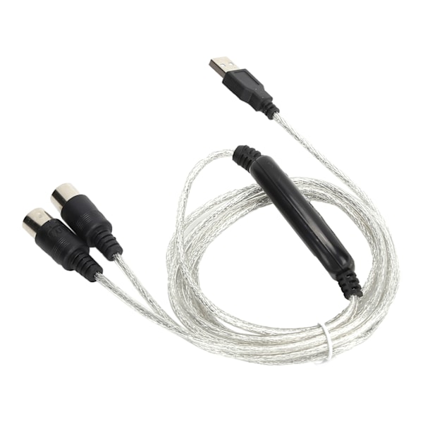 MIDI Kabel MIDI til USB Adapter Midi Konverter til XP / VISTA / OS X / Window7