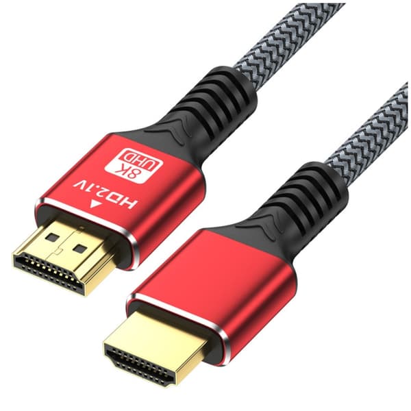 8K kuituoptinen HDMI-kaapeli, Micro HDMI–HDMI 2.1 -kaapeli, (1,5 m)